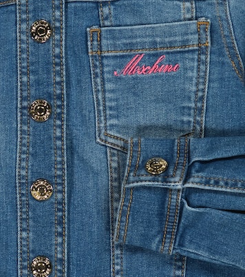 Chaqueta en denim bordada | Moschino Kids