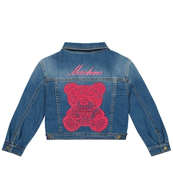 Chaqueta en denim bordada | Moschino Kids