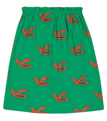 Kitten printed cotton skirt | The Animals Observatory