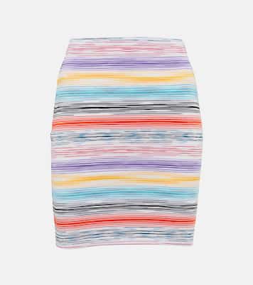 Minifalda de punto a rayas | Missoni Mare