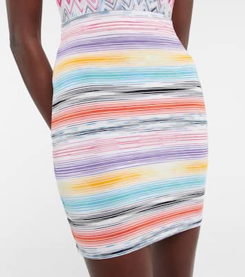 Minifalda de punto a rayas | Missoni Mare