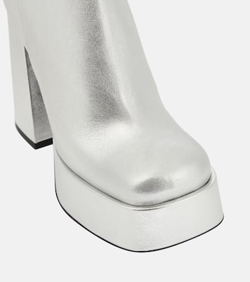 Plateaustiefel Aevitas aus Metallic-Leder | Versace