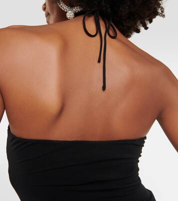 Top con scollo all’americana e appliqué | Magda Butrym