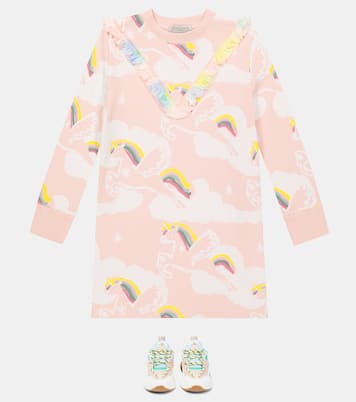 Abito in cotone con stampa | Stella McCartney Kids