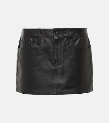 Minigonna Micro in pelle | Wardrobe.NYC