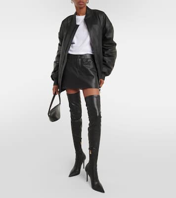 Minigonna Micro in pelle | Wardrobe.NYC