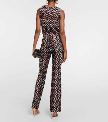 Pantaloni flared in misto lana | Missoni