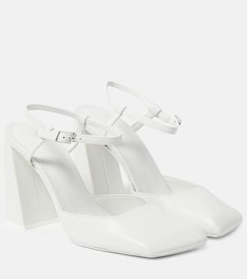 Pumps Charlotte 95 aus Leder | Amina Muaddi