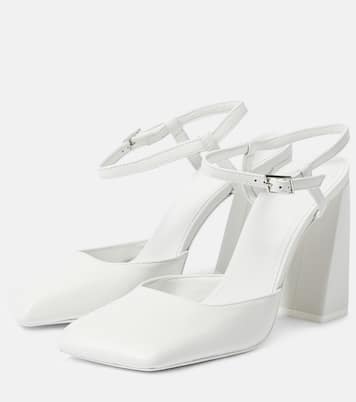Pumps Charlotte 95 aus Leder | Amina Muaddi