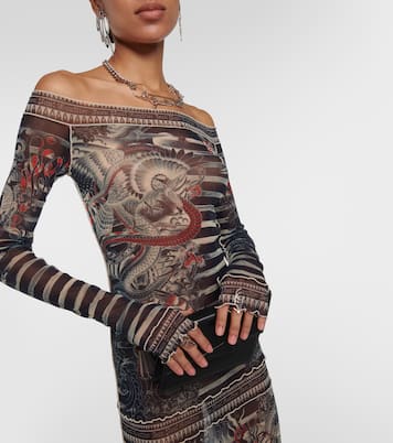 Tattoo Collection Maxikleid | Jean Paul Gaultier