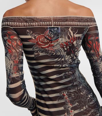 Tattoo Collection Maxikleid | Jean Paul Gaultier