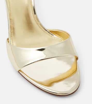 Pantoletten Lidia aus Metallic-Leder | Paris Texas