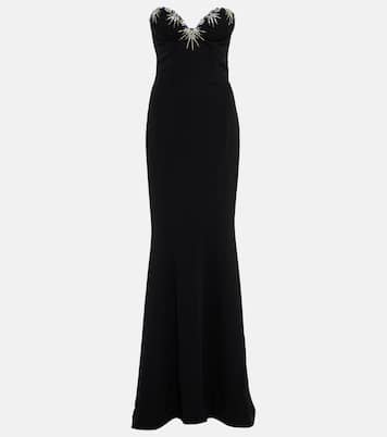 Verzierte Robe aus Seide | Miss Sohee