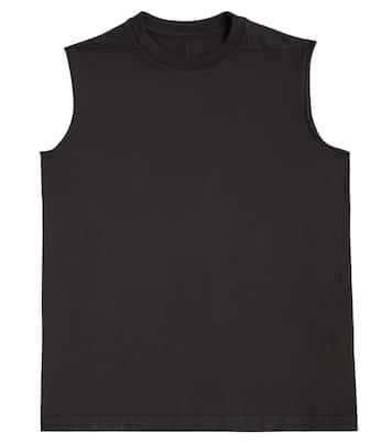 Tank top Tarp de jersey de algodón | Rick Owens Kids