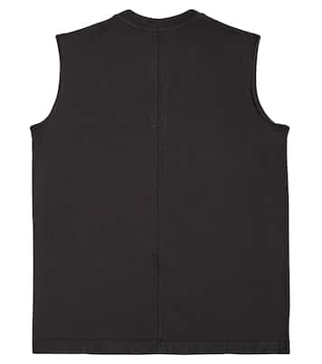 Tank top Tarp de jersey de algodón | Rick Owens Kids