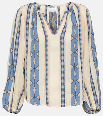 Bedruckte Bluse aus Baumwolle | Velvet