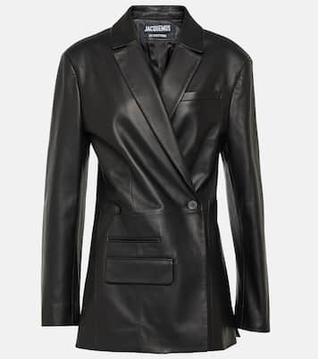 Blazer La Veste Tibau Cuir aus Leder | Jacquemus