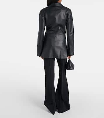 Blazer La Veste Tibau Cuir aus Leder | Jacquemus