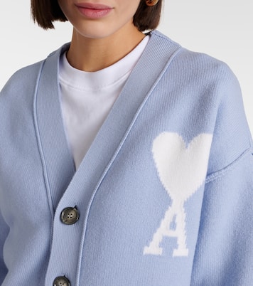 Ami de Cœur wool cardigan  | Ami Paris