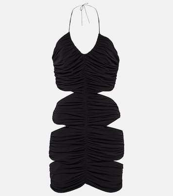 Halterneck cutout minidress | Mônot