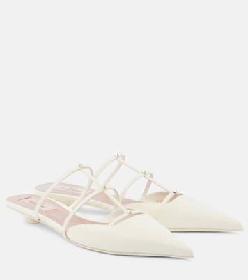 Mules Rockstud Wispy 20 aus Leder | Valentino Garavani