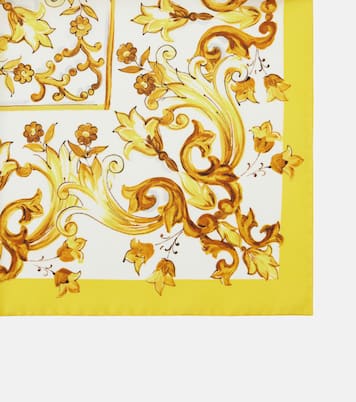 Foulard Majolica en soie | Dolce&Gabbana