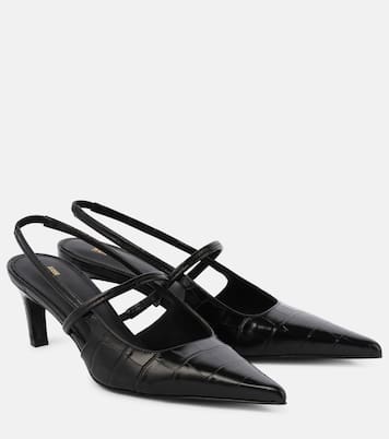 Slingback-Pumps Sharp aus Leder | Toteme