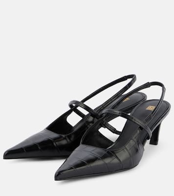 Slingback-Pumps Sharp aus Leder | Toteme