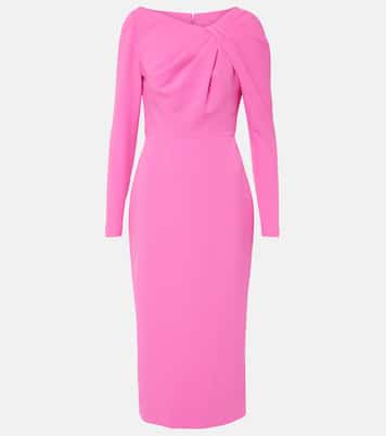 Vestido midi Maha de crepé | Safiyaa