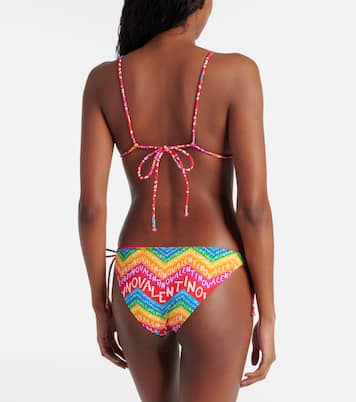 Bikini Valentino Chevron 24 con stampa | Valentino