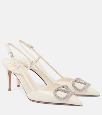 Escarpins VLogo Signature en cuir | Valentino Garavani