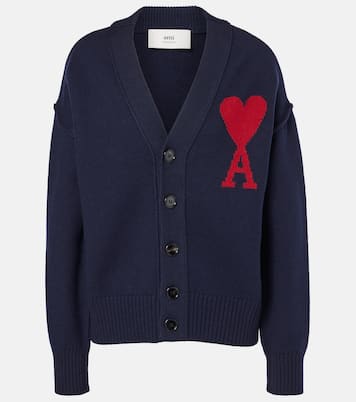Ami De Cœur wool cardigan | Ami Paris