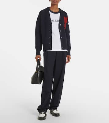 Ami De Cœur wool cardigan | Ami Paris