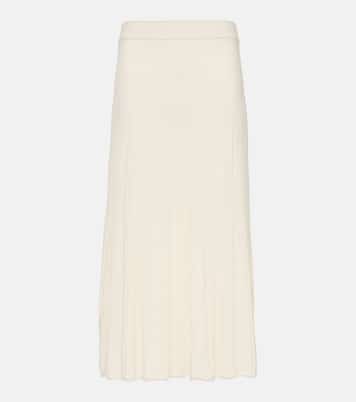 Knitted wool midi skirt | Joseph