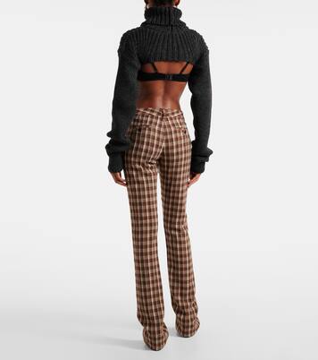 Jersey de cuello alto de mezcla de lana | Acne Studios