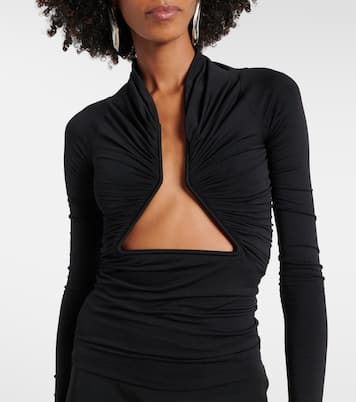 Top en jersey à découpes | Rick Owens