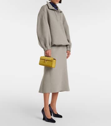 Pochette Symmetry en daim | Savette