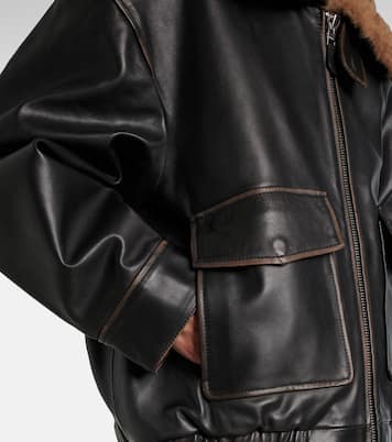 Giacca in pelle Santiago con shearling | Citizens of Humanity