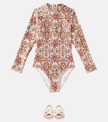 Wylie printed rashguard top | Zimmermann Kids