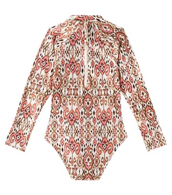 Wylie printed rashguard top | Zimmermann Kids