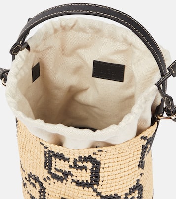 Secchiello GG Small con pelle | Gucci