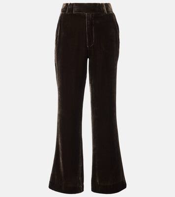 Pantaloni flared in velluto | Frame
