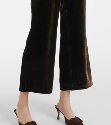Pantaloni flared in velluto | Frame