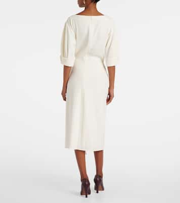 Robe midi Maisie en crêpe | Proenza Schouler