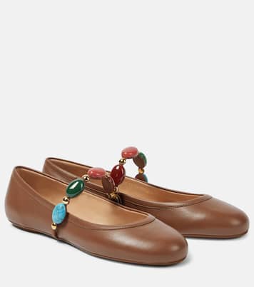 Ballerine Mary Jane Shanti in pelle | Gianvito Rossi
