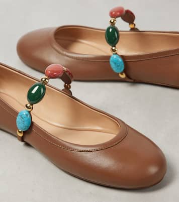 Ballerine Mary Jane Shanti in pelle | Gianvito Rossi