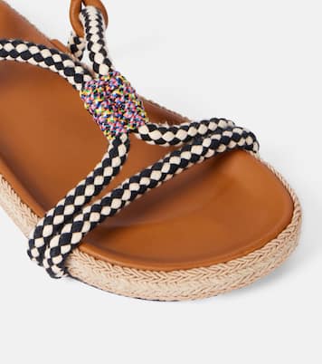 Waltee leather-trimmed espadrilles | Isabel Marant