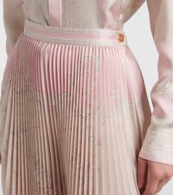 Falda midi La Coupe des Dieux plisada | Versace