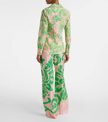 Camicia in cotone e seta con stampa | Etro