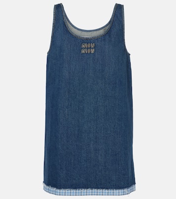Minikleid aus Denim | Miu Miu